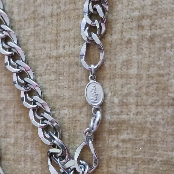 Napier Silver Tone Chain Necklace - Picture 4 of 6